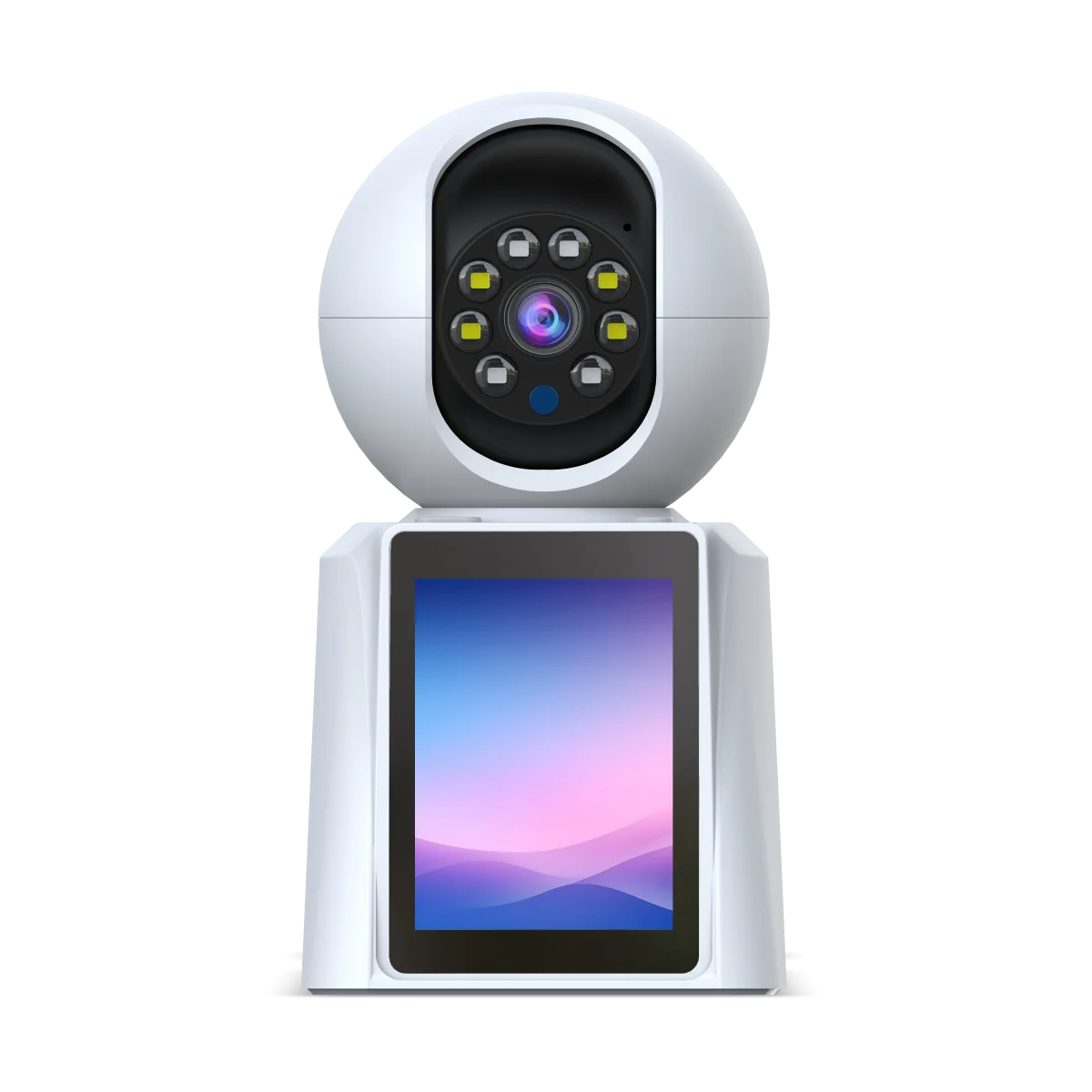 3MP Wi-Fi PT Camera With Built-in Screen