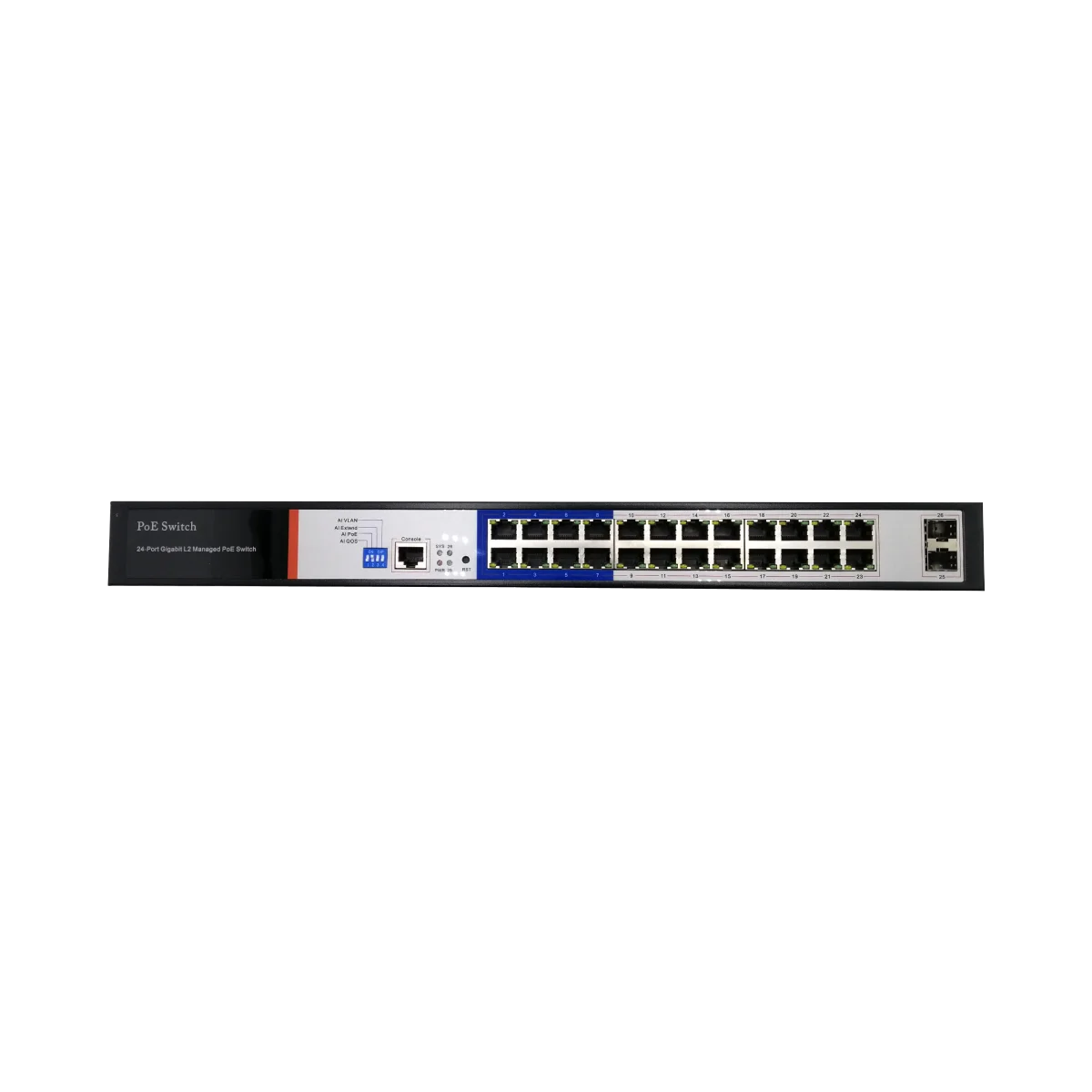 24+2+1 Port Layer 2 Managed AI PoE Switch - Image 2