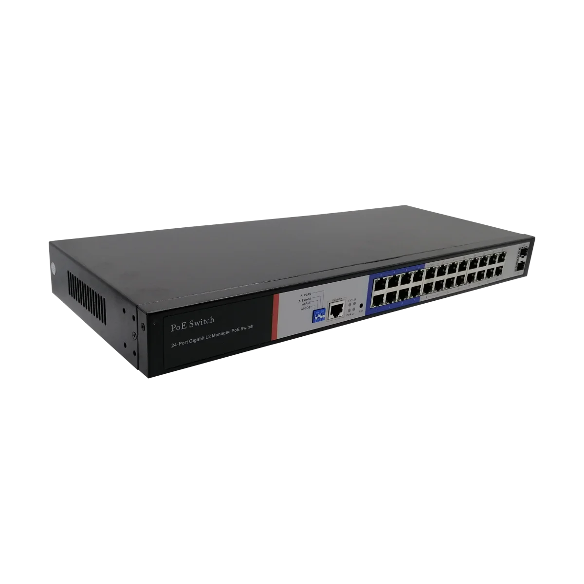 24+2+1 Port Layer 2 Managed AI PoE Switch - Image 3