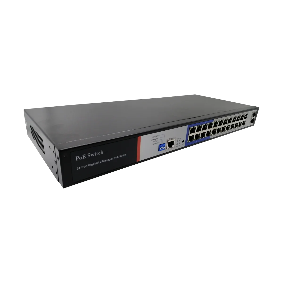24+2+1 Port Layer 2 Managed AI PoE Switch - Image 4