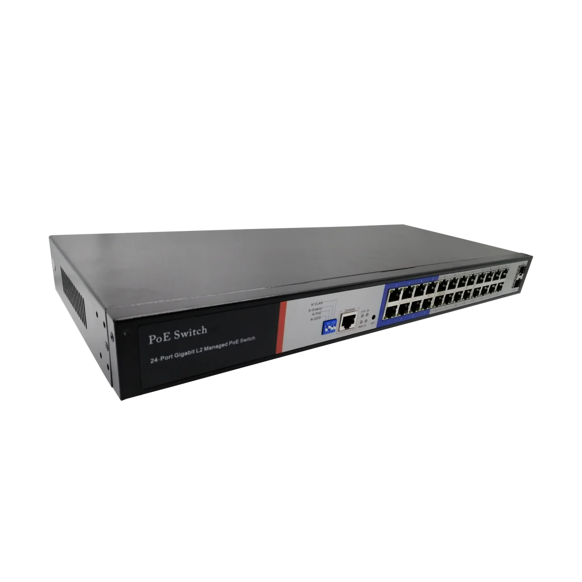 24+2+1 Port Layer 2 Managed AI PoE Switch