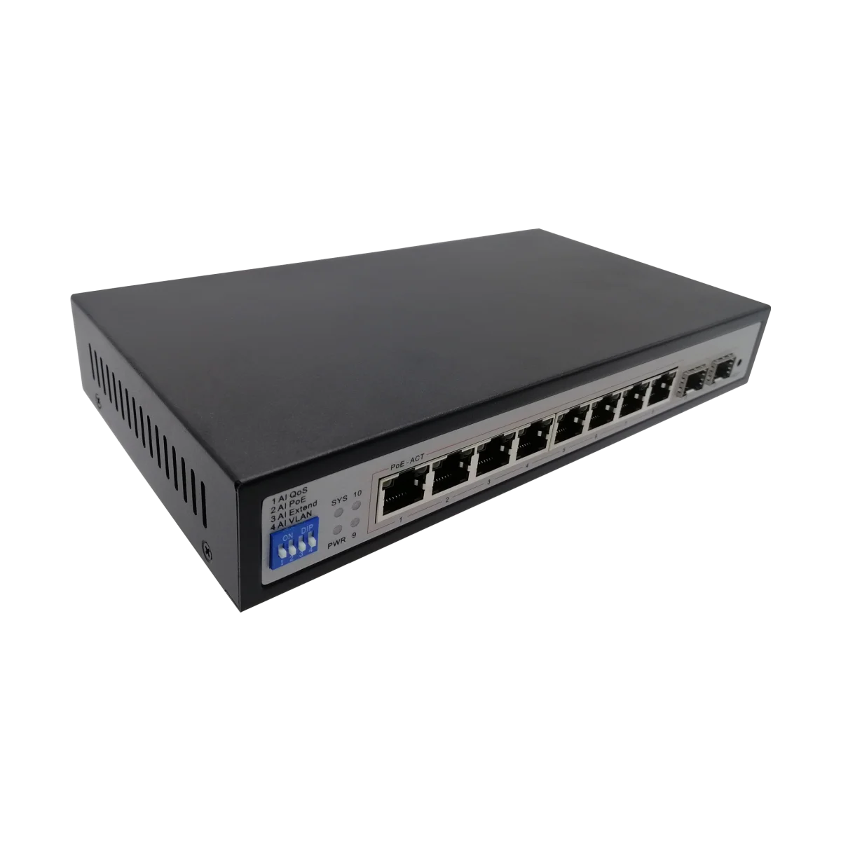 8+2 Port Layer 2 Managed PoE Switch - Image 4