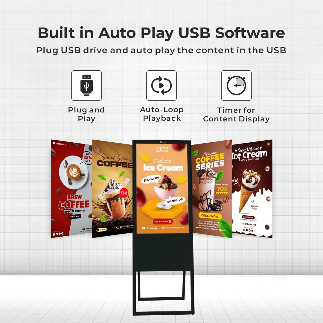 55 Inch A-Type Floor Mount Non-Touch DSS A9 2GB/16GB - Image 8