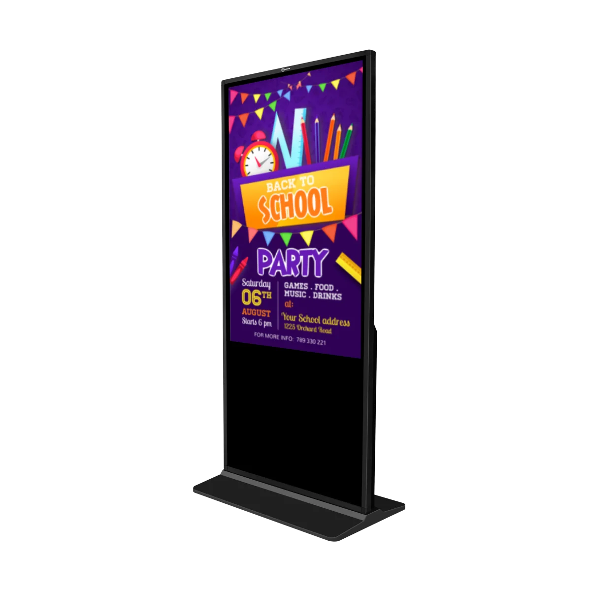 43 inch Floor Mount Non-Touch Digital Signage - Image 4