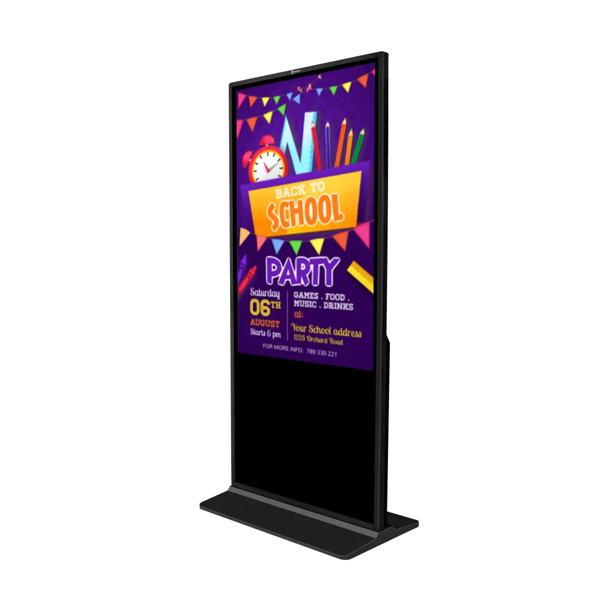 55 inch Floor Mount Non-Touch Digital Signage