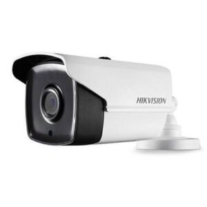 Hikvision 2MP 6MM Outdoor Wired 1080p Bullet Camera HD Video Output & EXIR IP66 Weatherproof CCTV Camera [DS-2CE1AD0T-IT1F]+ USEWELL BNC/DC,-White