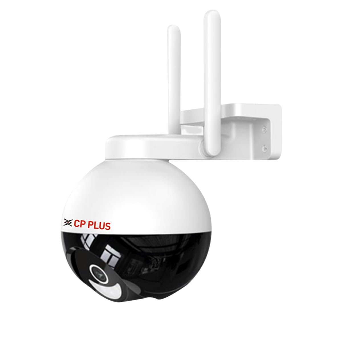 CP PLUS 4MP Quad HD Outdoor Wi-Fi CCTV Camera | 360° Pan & Tilt | Full-Color Night Vision | CTC Cyber Secure Tech | Smart Detection Suite | View & Talk | OK Google | Cloud Recording