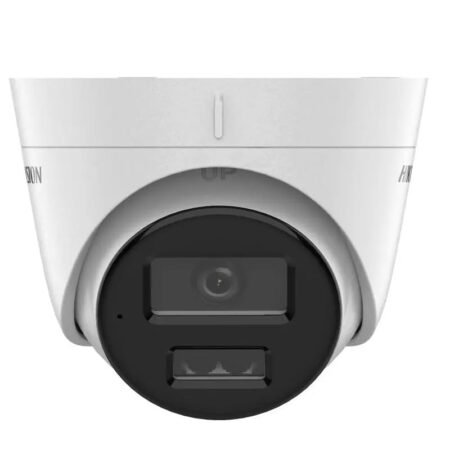 HIKVISION 6 MP HD Smart Hybrid Light Outdoor Bullet Network IP Wireless CCTV Camera Built-in Mic. with Day/Night Color Vision, Motion Detection [DS-2CD1363G2-LIU] White