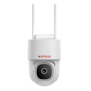 CP PLUS 4MP Quad HD Wi-Fi CCTV Camera for Outdoor | 360° Pan & Tilt | Full-Color Night Vision | CTC Cyber Secure Tech | Smart Detection Suite | View & Talk | OK Google | Cloud Recording