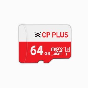 CP PLUS 64GB microSDXC Memory Card Grade UHS-3 Class 10, Up to 70 Mbps Reading & 30 Mbps Writing Speed with High Performance of Data Transfer & Lower Power Consumption for Portable Devices