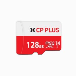 CP PLUS 128GB microSDXC Memory Card Grade UHS-3 Class 10, Up to 70 Mbps Reading & 30 Mbps Writing Speed with High Performance of Data Transfer & Lower Power Consumption for Portable Devices