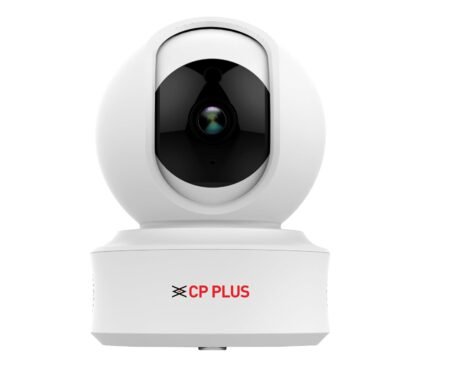 CP PLUS 3MP Full HD Smart Wi-fi CCTV Home Security Camera | 360° View | 2 Way Talk | Cloud Monitor | Motion Detect | Night Vision | Supports SD Card, Alexa & Ok Google | 15 Mtr, White