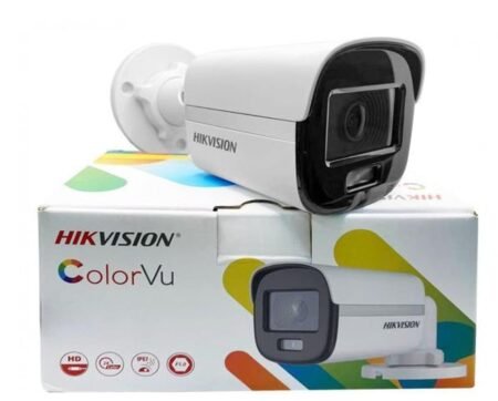 HIKVISION 2MP ColorVu Bullet Camera IP67 White Wired 1Full HD 1080p