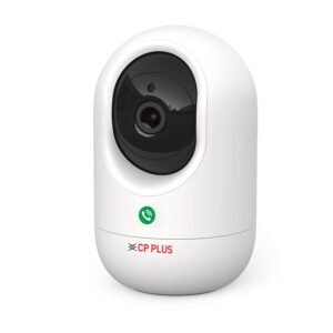 CP PLUS 3 MP Full HD Wi-Fi PT Security Video Camera | 360°View with Motion Detection | Night Vision | Two Way Talk | Supports Alexa & OK Google | 15 Mtr, White